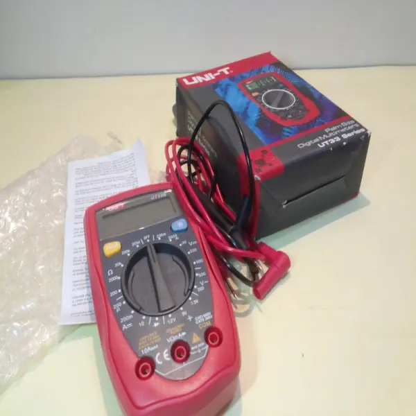 Digital Multimeter, UT33C, Voltage, Resistance Test Unit-T